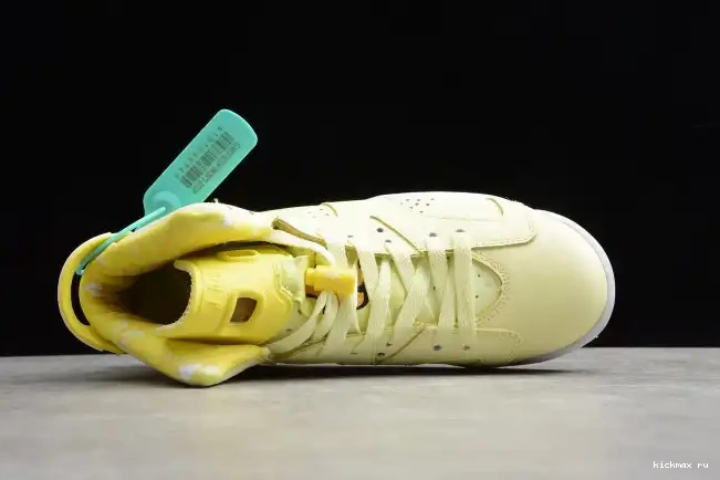 Cheap Kickmax Air 543390-800 Retro Jordan 6 Yellow Dynamic (GS) Floral 0624